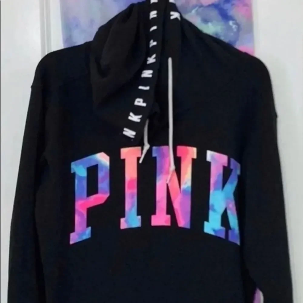 Victoria’s Secret Pink Watercolor hoodie / Watercolor ultimate leggings SZ M